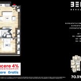 Cernica, apartament 2 camere bloc finalizat, parcare gratis